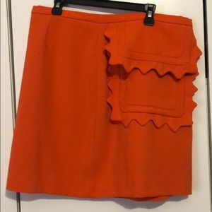 Orange skirt